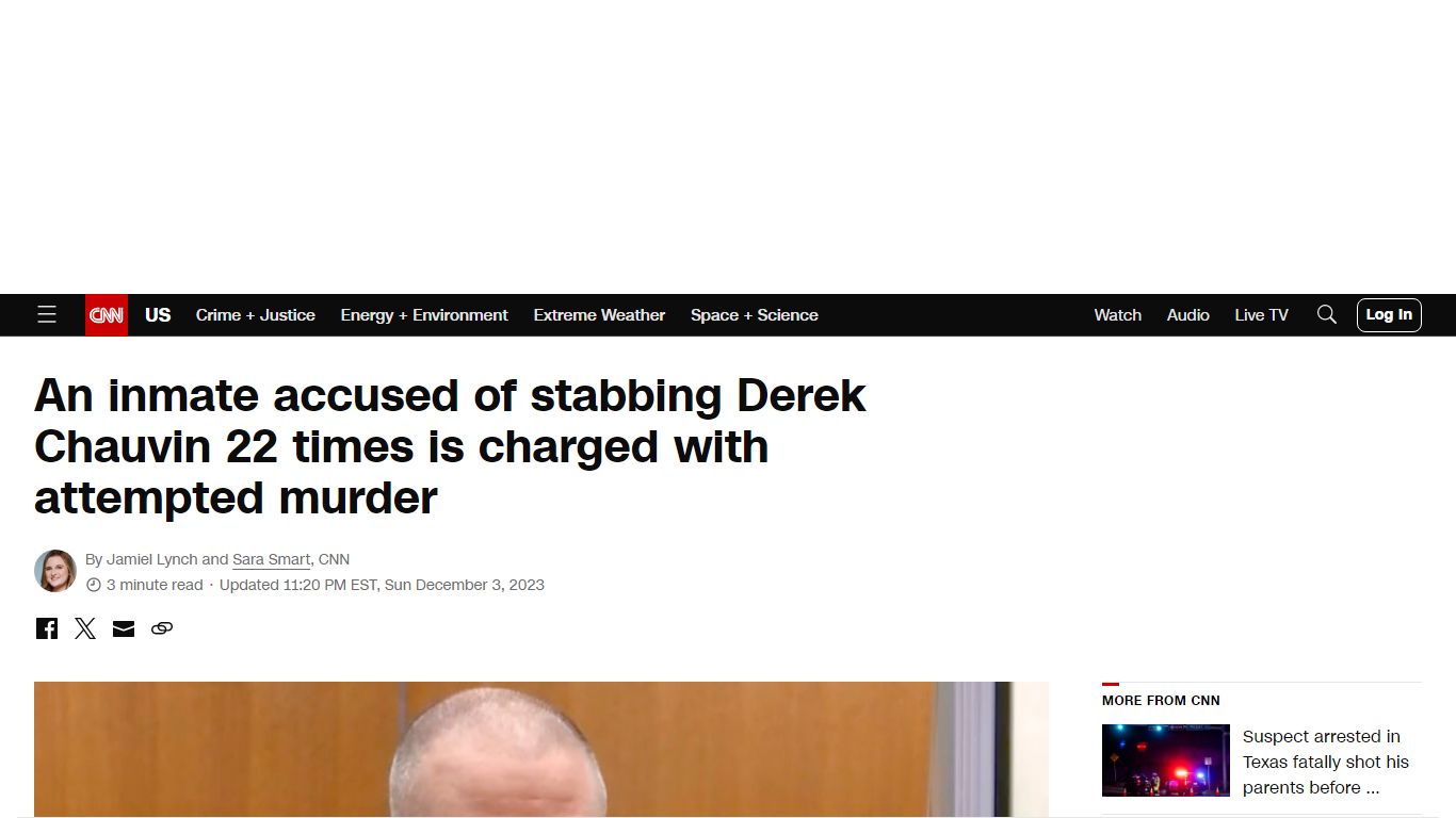 Derek Chauvin attack: An inmate accused of stabbing imprisoned ex ... - CNN